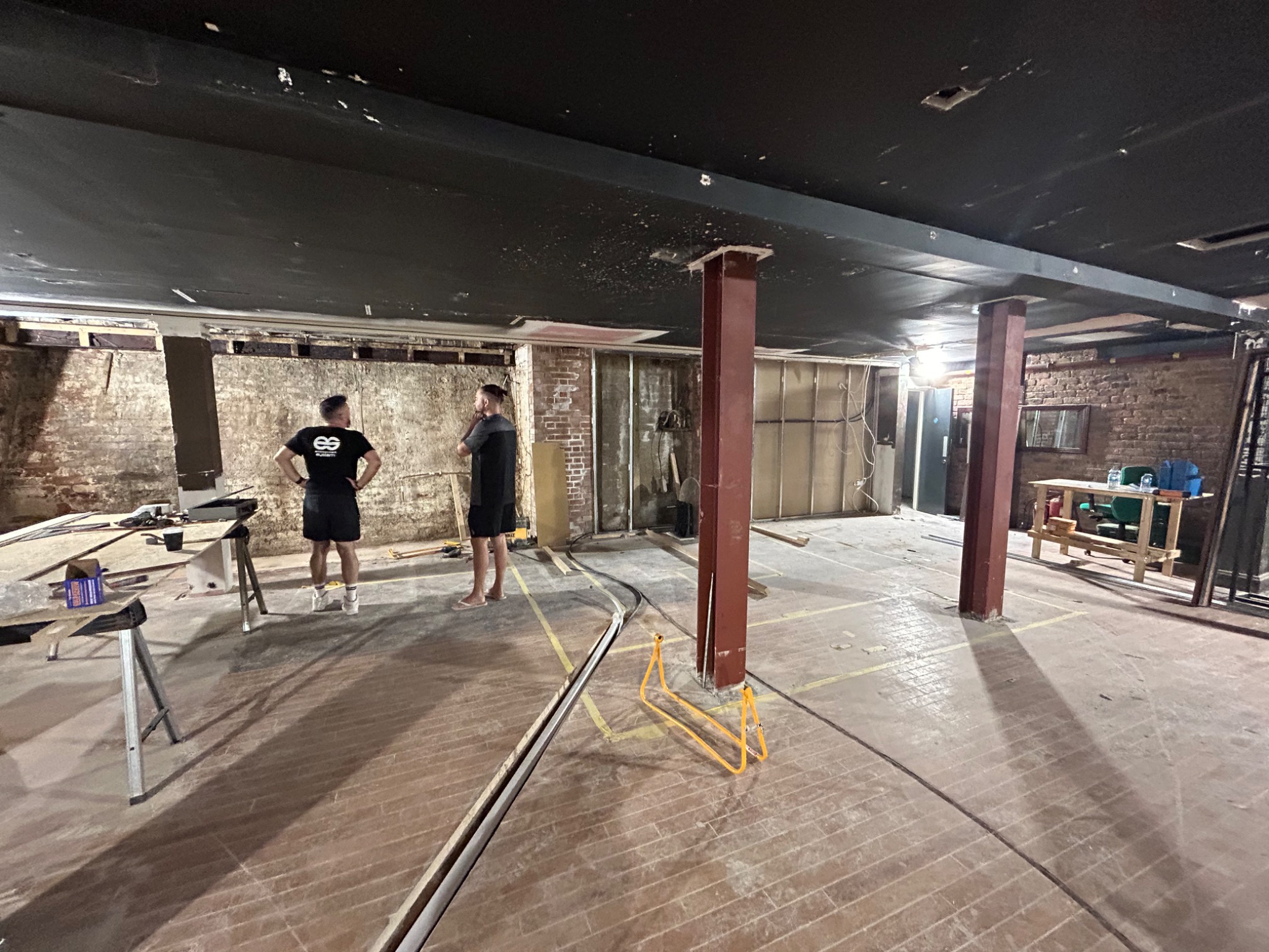 Professional hospitality sound and lighting installation